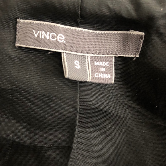 Vince Cross Front LeatherWool Jacket S